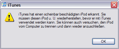 iPod-Fehler